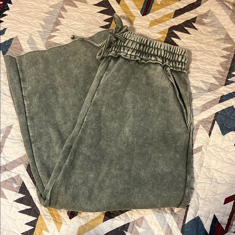 Green Capri Sweats